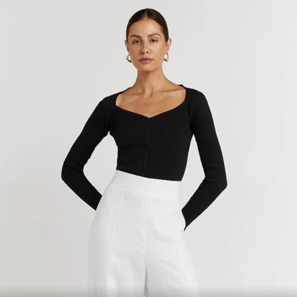 NWT DISSH JANIE SWEETHEART KNIT